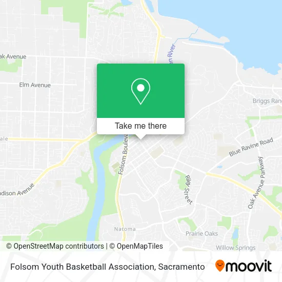 Mapa de Folsom Youth Basketball Association
