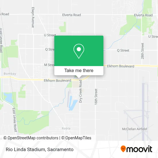 Rio Linda Stadium map