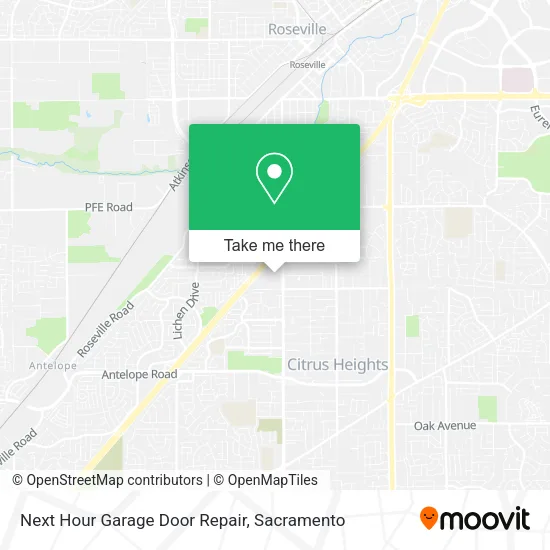 Mapa de Next Hour Garage Door Repair