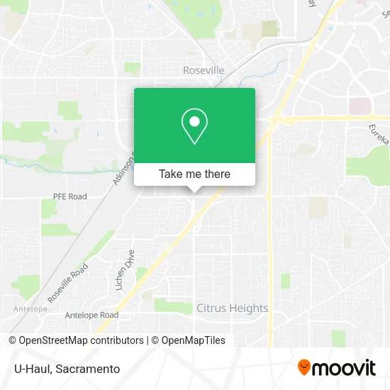 Mapa de U-Haul