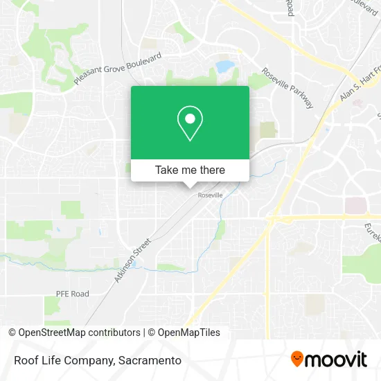 Mapa de Roof Life Company