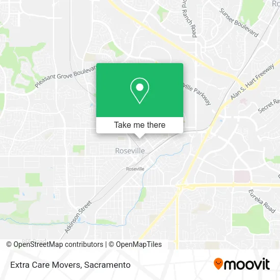 Mapa de Extra Care Movers