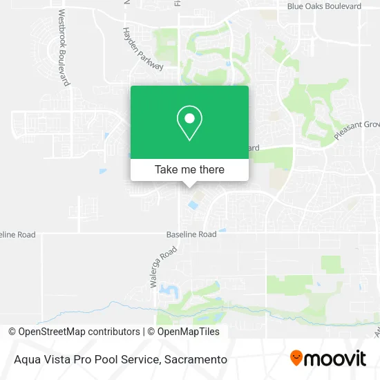Mapa de Aqua Vista Pro Pool Service