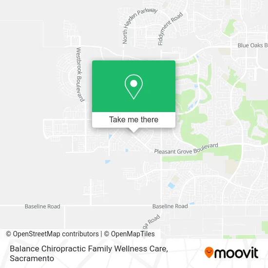 Balance Chiropractic Family Wellness Care map