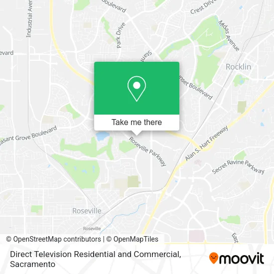 Mapa de Direct Television Residential and Commercial