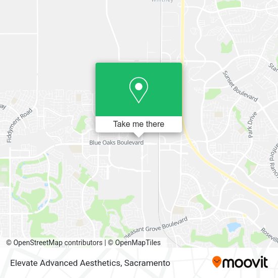 Elevate Advanced Aesthetics map