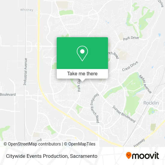 Mapa de Citywide Events Production