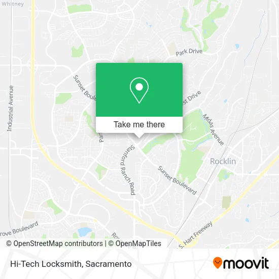 Mapa de Hi-Tech Locksmith