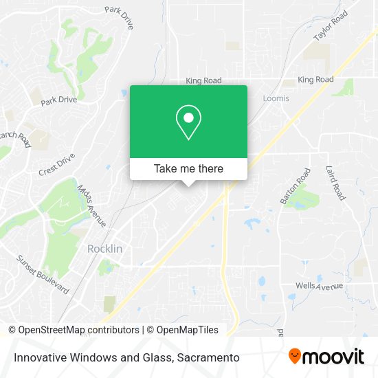 Innovative Windows and Glass map