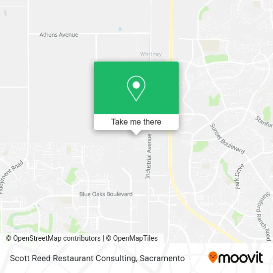 Mapa de Scott Reed Restaurant Consulting
