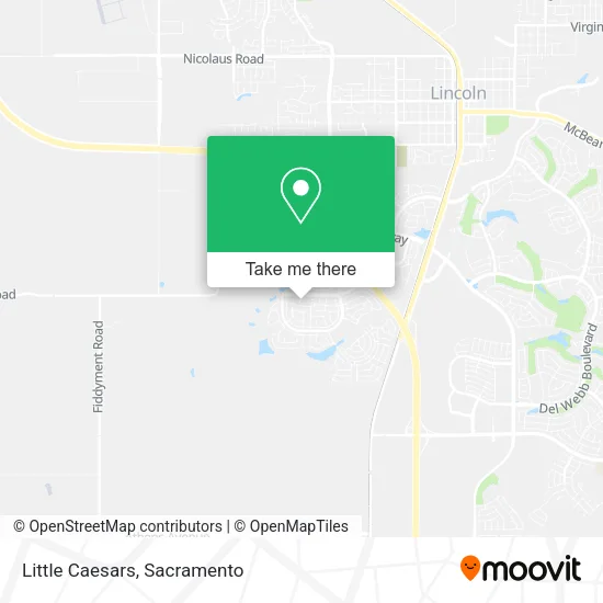 Little Caesars map