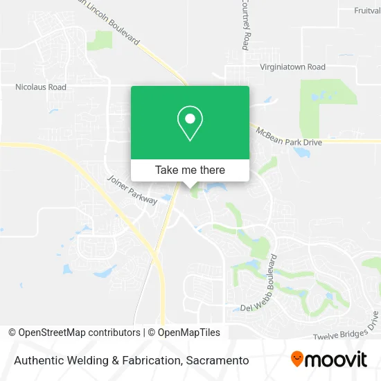 Mapa de Authentic Welding & Fabrication