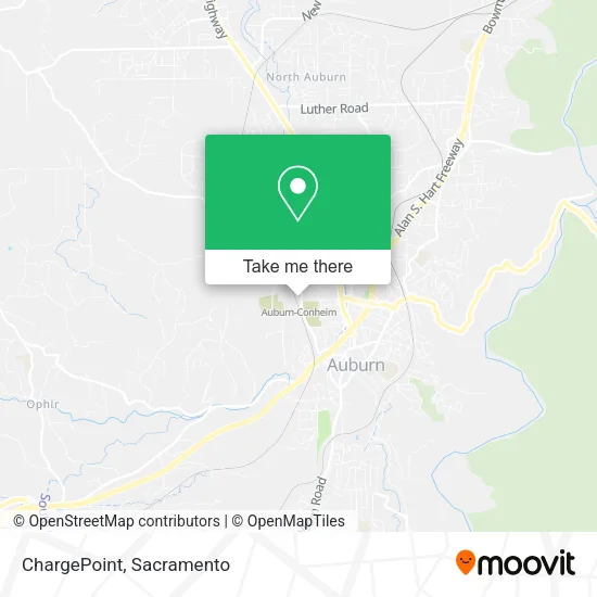 Mapa de ChargePoint
