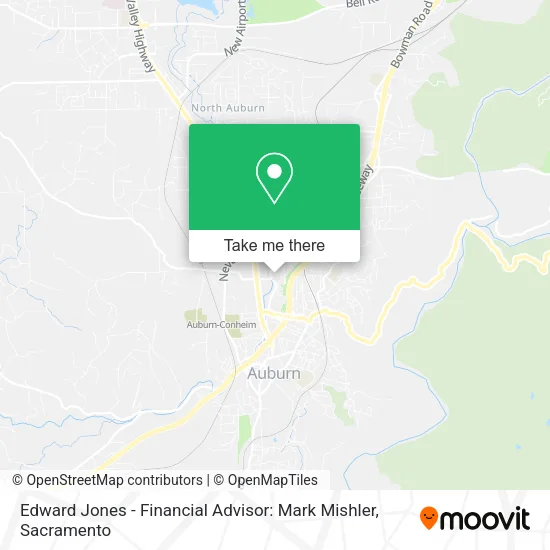 Mapa de Edward Jones - Financial Advisor: Mark Mishler