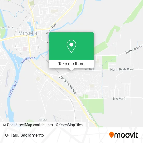 U-Haul map