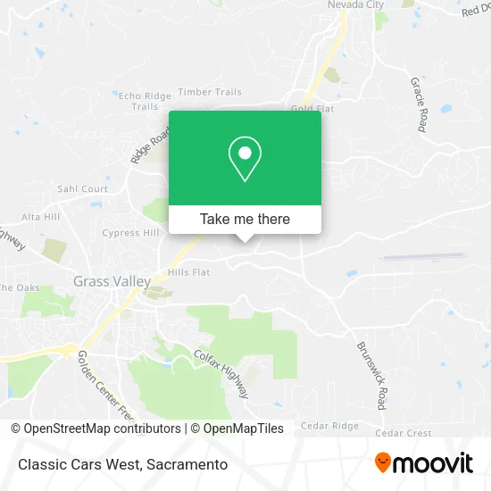 Mapa de Classic Cars West