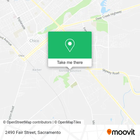 Mapa de 2490 Fair Street