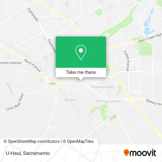 Mapa de U-Haul