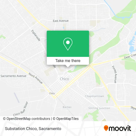 Mapa de Substation Chico