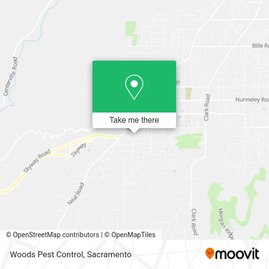 Woods Pest Control map