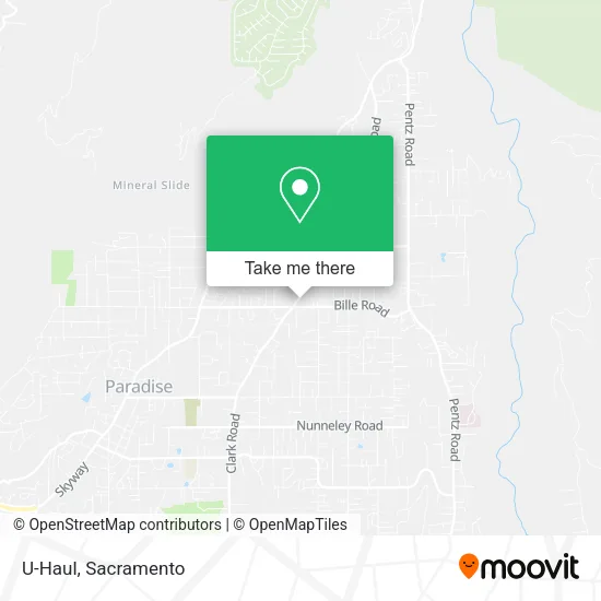Mapa de U-Haul