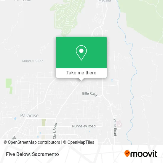 Mapa de Five Below
