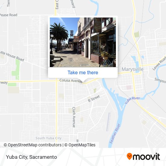 mapa de marysville ca