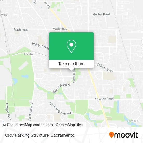 Mapa de CRC Parking Structure