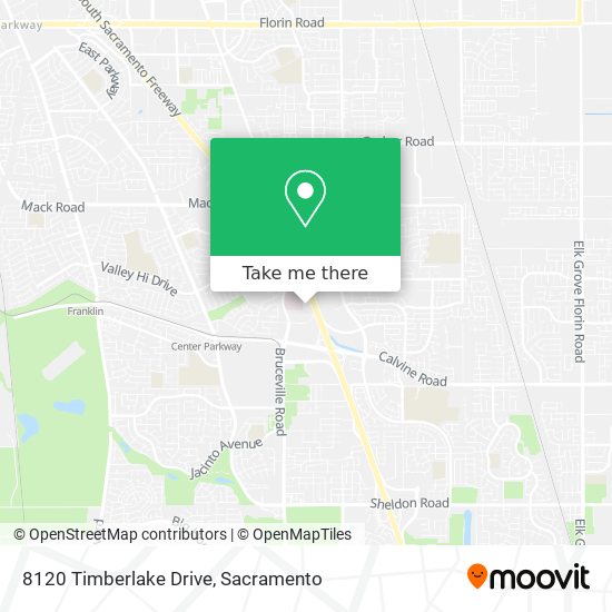 Mapa de 8120 Timberlake Drive
