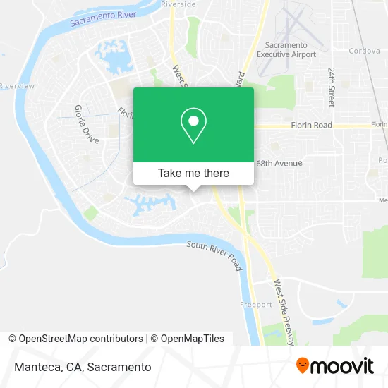 Mapa de Manteca, CA
