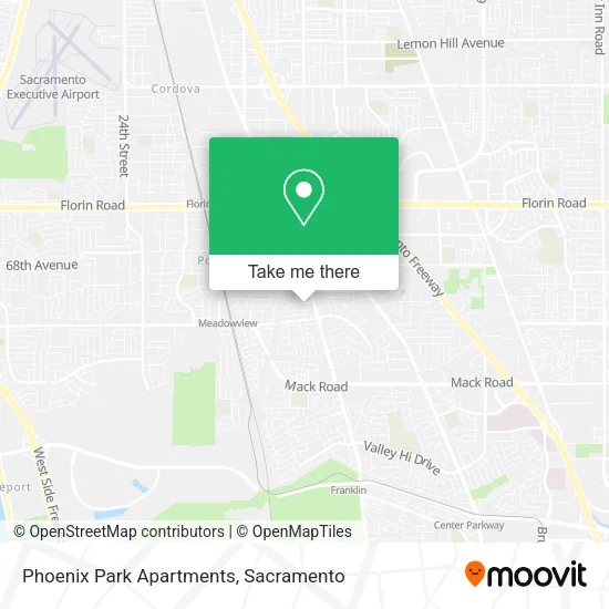 Mapa de Phoenix Park Apartments
