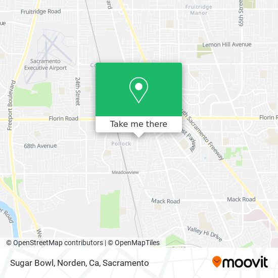 Mapa de Sugar Bowl, Norden, Ca