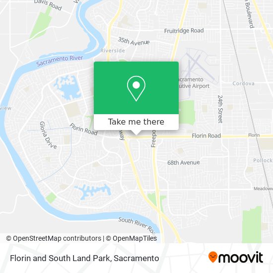 Mapa de Florin and South Land Park