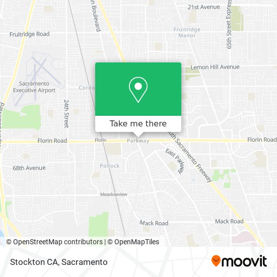 Stockton CA map