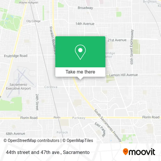 44th street and 47th ave. map