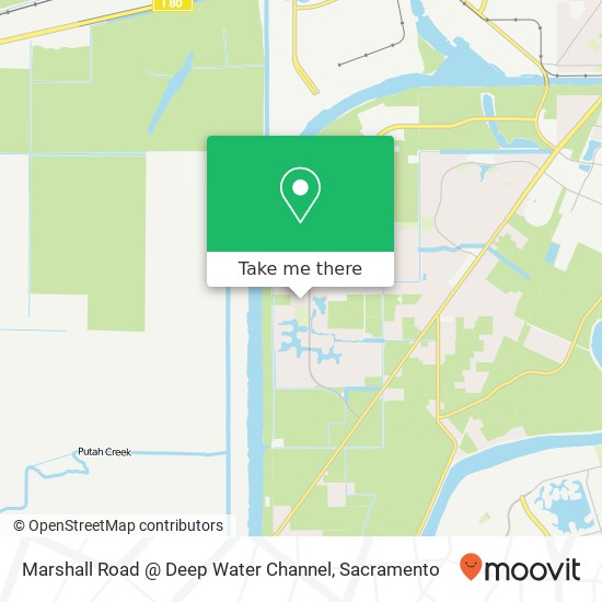 Marshall Road @ Deep Water Channel map