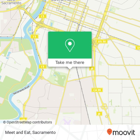 Meet and Eat map