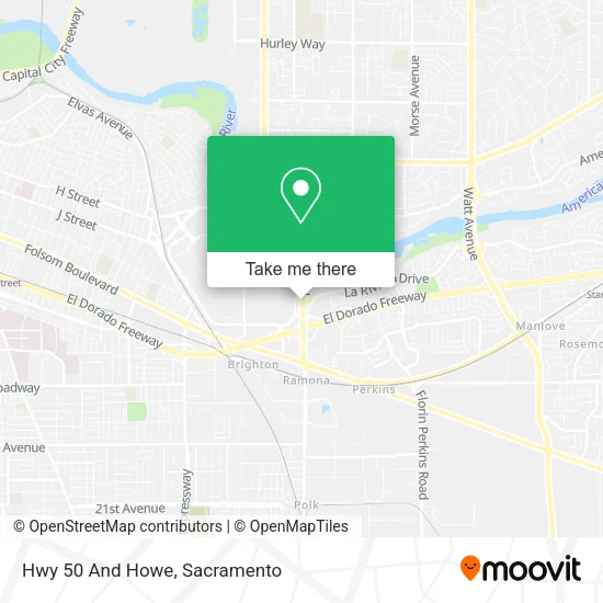 Mapa de Hwy 50 And Howe