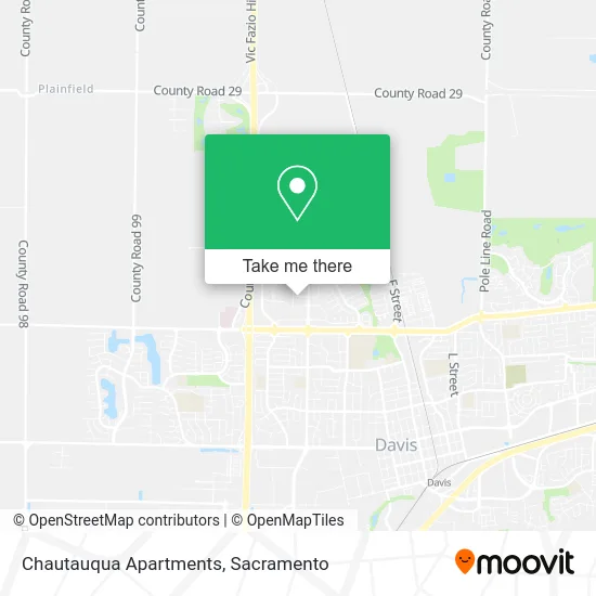 Mapa de Chautauqua Apartments
