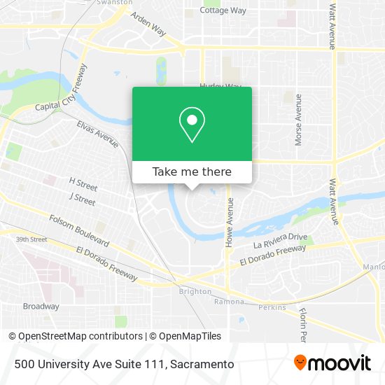 500 University Ave Suite 111 map