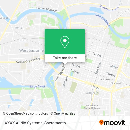 XXXX Audio Systems map