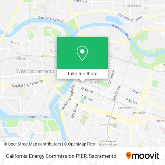 California Energy Commission-PIER map