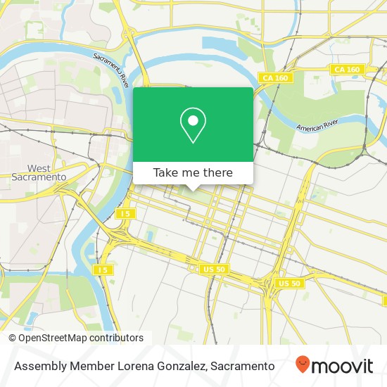 Assembly Member Lorena Gonzalez map