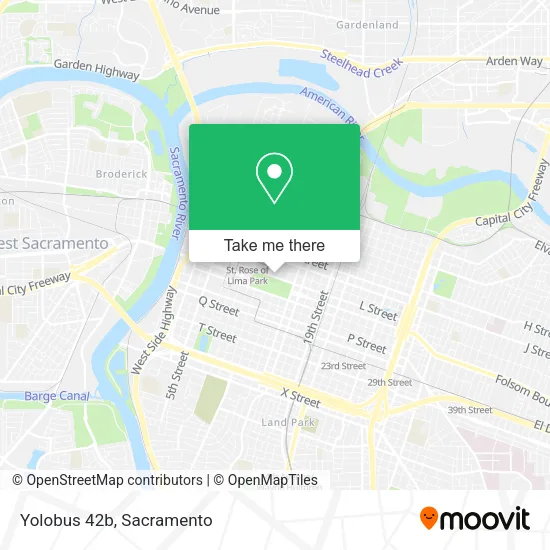 Mapa de Yolobus 42b