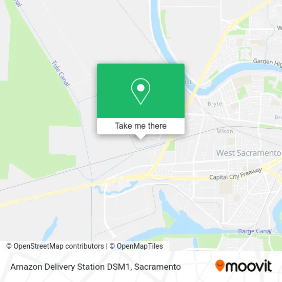Mapa de Amazon Delivery Station DSM1