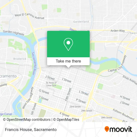 Francis House map