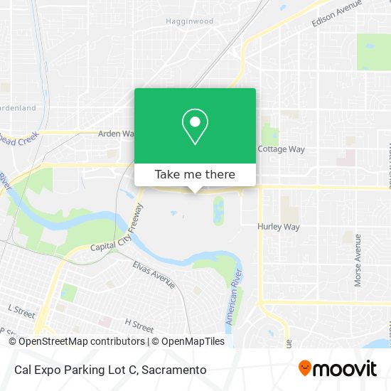 Cal Expo Parking Lot C map