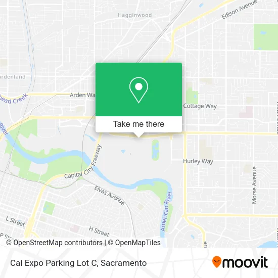 Cal Expo Parking Lot C map