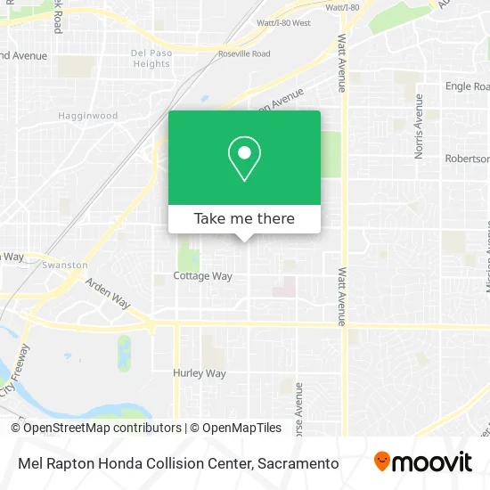 Mel Rapton Honda Collision Center map