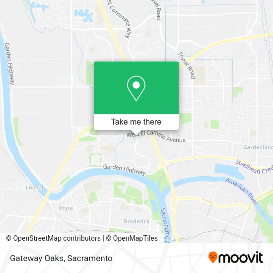 Mapa de Gateway Oaks